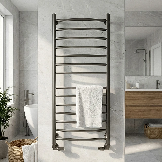 Полотенцесушитель электрический Secado Милан 4 120x40 графит