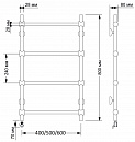 Полотенцесушитель электрический латунный Secado Флоренция 2 60x80 бронза