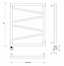 Полотенцесушитель электрический Secado Мирано 80x60 золото матовое