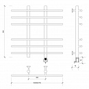 Полотенцесушитель электрический Secado Турин 4 60x20x70 хром