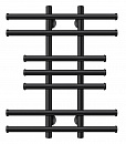 Полотенцесушитель водяной Secado Турин 2 80x20x60 черный матовый