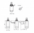 Блок управления с ТЭНом Terma ONE 300W, Круглый, скрытый, хром