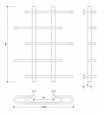 Полотенцесушитель водяной Secado Венеция 4 80x20x80 черный матовый