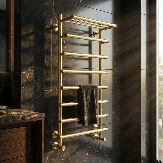 Полотенцесушитель электрический Secado Турин 6 100x60 золото матовое