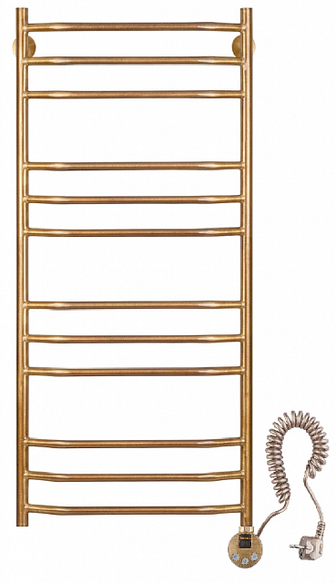 Полотенцесушитель электрический латунный Secado Агата 2 40x120 бронза