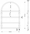 Полотенцесушитель электрический латунный Secado Римини 50x80 бронза