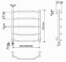 Полотенцесушитель электрический латунный Secado Агата 1 60x60 бронза
