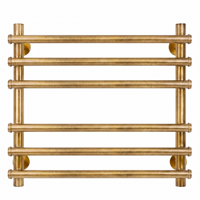 Полотенцесушитель электрический латунный Secado Турин плюс 60x60x70 бронза