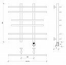 Полотенцесушитель электрический Secado Турин 2 60x20x70 хром