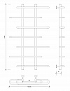 Полотенцесушитель водяной Secado Венеция 4 100x20x70 черный матовый