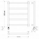 Полотенцесушитель электрический Secado Корато 1 60x60 белый матовый