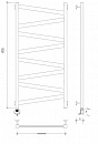 Полотенцесушитель электрический Secado Мирано плюс 120x50 белый матовый