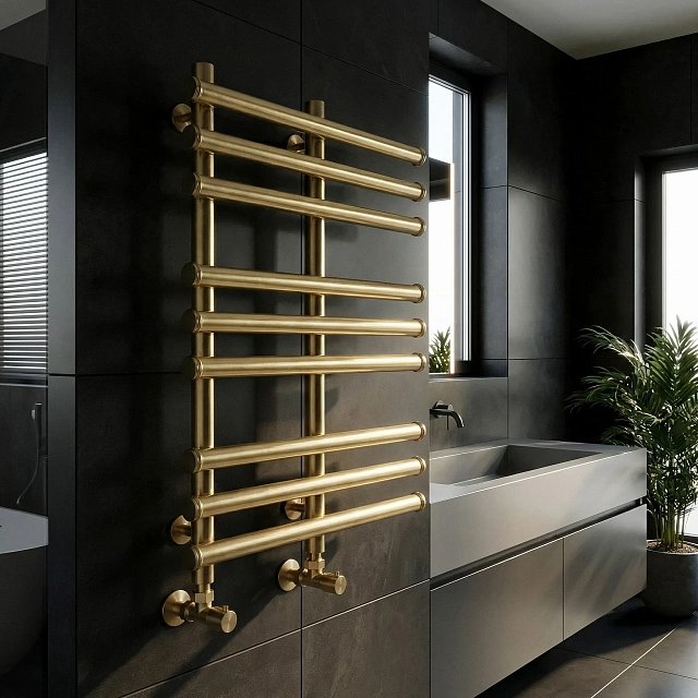 Полотенцесушитель электрический Secado Турин 3 80x20x50 золото матовое