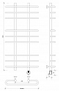 Полотенцесушитель электрический Secado Венеция 3 100x20x50 хром
