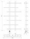 Полотенцесушитель электрический Secado Венеция 4 100x20x80 хром
