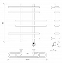 Полотенцесушитель электрический Secado Венеция 6 60x20x70 хром