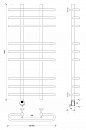 Полотенцесушитель электрический Secado Венеция 3 100x20x50 хром