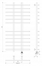 Полотенцесушитель электрический Secado Турин 4 120x20x50 белый матовый