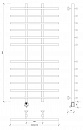 Полотенцесушитель электрический Secado Турин 4 120x20x50 белый матовый